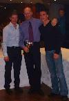 Andy Wimpenny receives his trophy